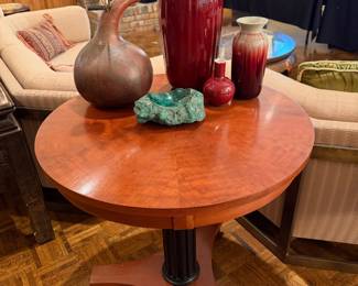 Ethan Allen round accent table