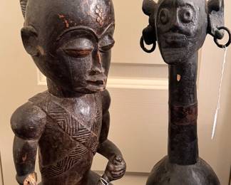 Rare - Yoruba Nigerian figural equestrian