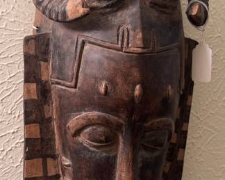 Upper Volta West Africa tribal mask