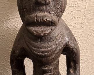 Songye carved wood statue from Congo