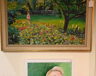 P Gagnon - original acrylic on board