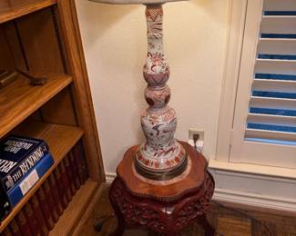 Tall Asian lamp