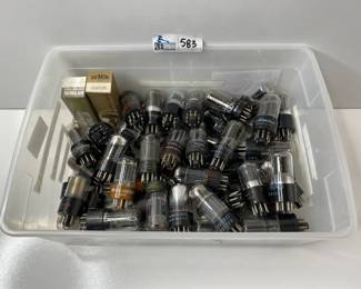 Lot 583: Lot of Assorted 6SN7, 6SN7GT Tubes