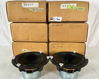 Lot 362: Lot of (6) Quested S7 Replacement Bass Drivers (Q01-0080) New in Box