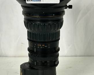 Lot 60: Fujinon XA17x7.6BERM-M58B 17x 2/3" B4 Broadcast HD TV Zoom Lens No Servo
