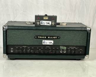 Lot 289: Trace Elliot Super Tramp Head 80 watt 3 channel Solid State Guitar Amp w/ Footswitch