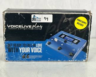 Lot 94: TC-Helicon VoiceLive Play Vocal Harmony and Effects w/ Original Box and Power Supply