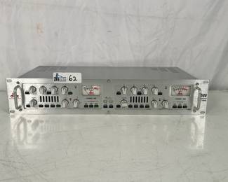 Lot 62: DBX 586 Dual Channel Tube Microphone Pre-amp