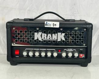 Lot 85: Krank Rev Jr. 20W Tube High Gain Guitar Amplifier Head