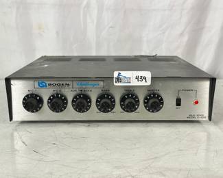Lot 439: BOGEN Challenger C-100 Tube Amp Amplifier