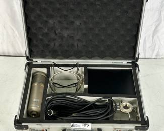 Lot 105: ADK Generis GT-2 Tube Microphone w/ Power Supply, Cable Shock Mount, Case