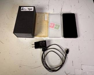 Lot 480: Samsung Galaxy S21 5G 128GB Gray Unlocked w/ Box