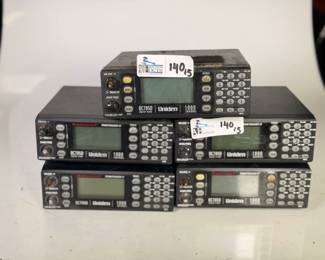 Lot 140: Lot Of (5) Uniden Digital Trunking Radio Scanners Including (4) Uniden BC785D Base/Mobile Scanners, (1) Uniden BC796D Base/Mobile Scanner