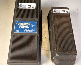 Lot 72: Vintage Thomas Cry Baby 95-9 10511 w/ DeArmond Volume Pedal