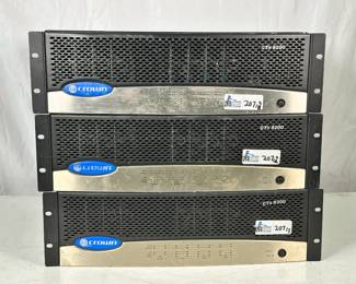 Lot 207: Lot of (3) Crown CTs 8200 8-Channel Professional Power Amplifiers