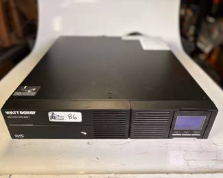 Lot 86: WattBox WB-OVRC-UPS-2000-1 Rackmount UPS LCD 2000VA/2000W New, Out of Box
