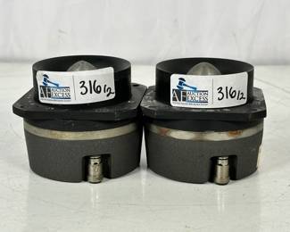 Lot 316: Par of JBL 2402 Bullet Tweeters Alnico 8 0hm 1970's / 1980's