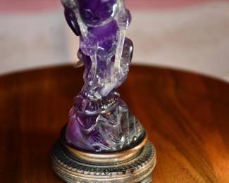 2158Snuff Bottle 4 Purple on Light