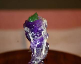 2157Snuff Bottle 4 Purple on Light