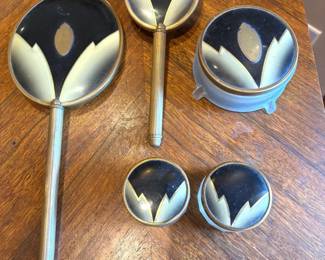 Antique Art Deco Grooming Set