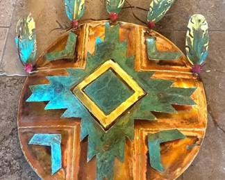 Copper Dream Catcher Wall Sculpture  Greg Gowen