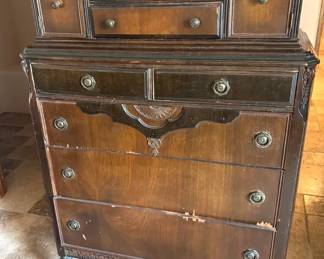 Antique Highboy Dresser
