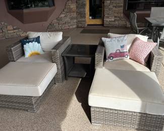 Outdoor Patio Chair And Table Set