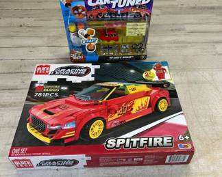 Lot #241 CarTuned '56 Chevy Nomad Custom Kit & Block Tech Racing Legends Spitfire 281pc Set