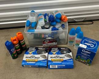 Lot #186 Cutter Insect Repellent Hot Shot Roach Bait Pest Control Lot Backwoods Skinsations
