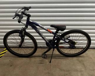 Lot #177 Schwinn Ranger Kids Mountain Bike Blue Orange Multi-Speed Front Suspension