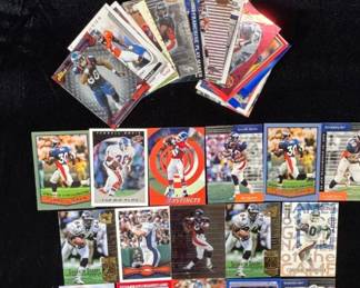 Lot #87 Denver Broncos NFL Trading Card Lot Elway Davis Miller Shannon Sharpe Topps Score