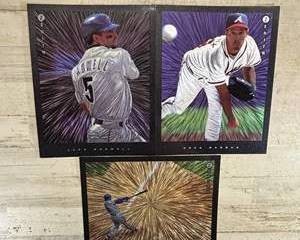 1997 Zenith Baseball Cards Griffey Jr Maddux Bagwell HOF Lot of 3