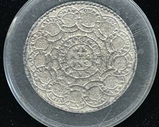 Lot #202 1776 Continental Currency Dollar Coin Replica Two-Sided Collectible Capsule
