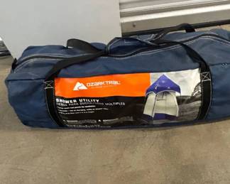 Lot #187 Ozark Trail Shower Utility Tent Portable Camping Privacy Changing Room Blue