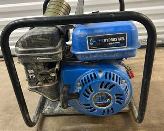 Lot #183 Pacific Hydrostar 2in Gasoline Clear Water Pump 212cc Predator Engine Item 68774