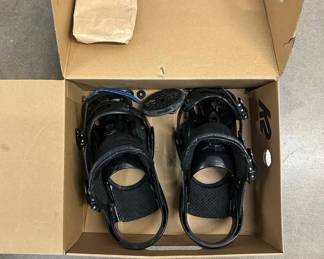 Lot #206 K2 Freestyle Snowboard Bindings Black Pair with Hardware Colorado Ski Gear