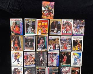 Lot #88 Michael Jordan 1992 Topps All-Star + 24 More Trading Cards Lot