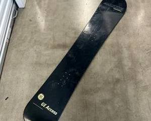 Vintage Snowboard Extreme Networks GE Access Corporate Promo Black Neon Green