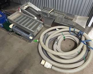 Lot #190 Keene Engineering Gold Dredge Sluice Box Concentrator with Suction Hoses