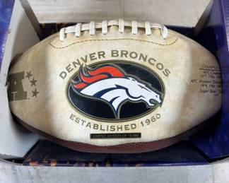Fotoball Sports Denver Broncos NFL Limited Edition of 10000 Collectible Football