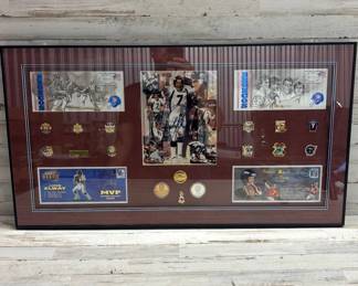 Lot #35 John Elway Denver Broncos Autographed Super Bowl XXXIII MVP Framed Collage