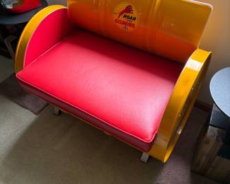 barrel loveseat