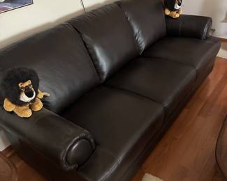 leather sofa
