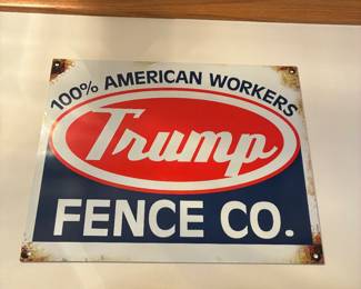 metal sign