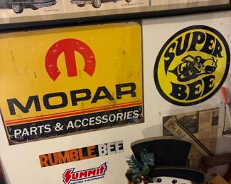 metal signage