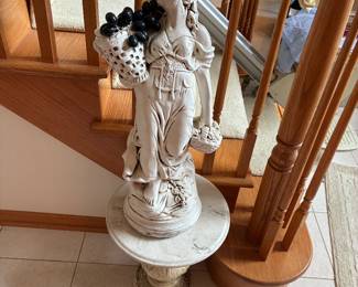 statue and pedestal
