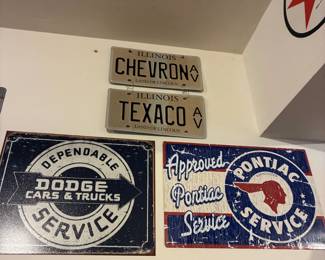 metal signage