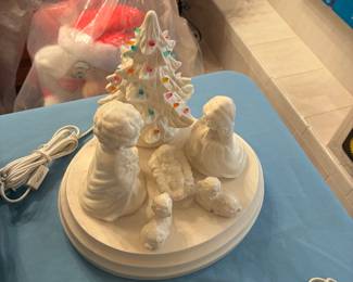 ceramic Christmas decor