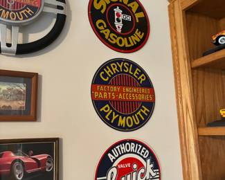 metal signage