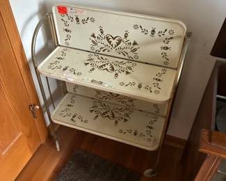 vintage shelf display